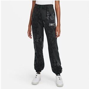 Nike Gel Revival Fleece Joggers - Patterned Black